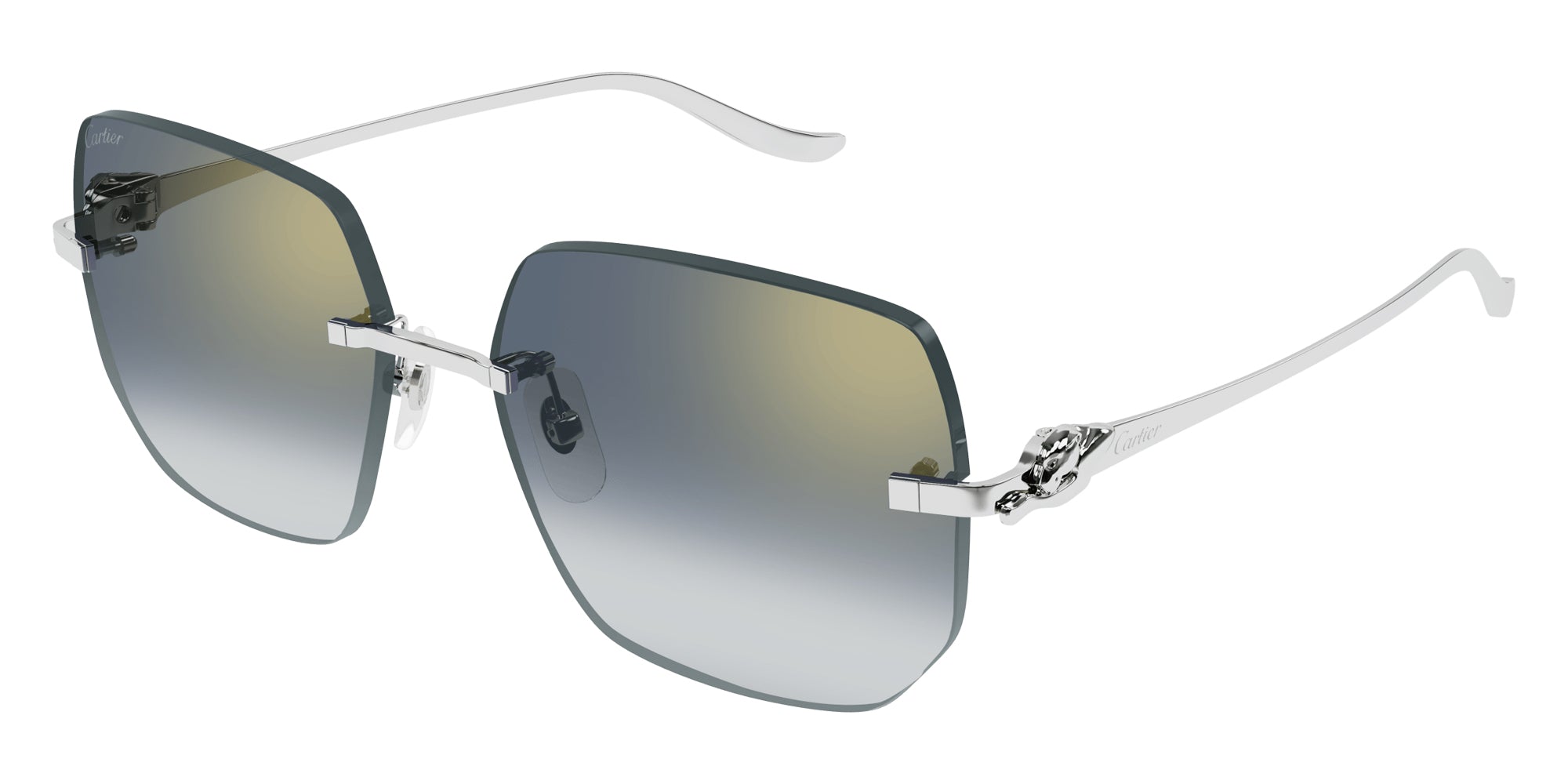 Cartier™ CT0549S 003 57 - Silver Panthère de Cartier