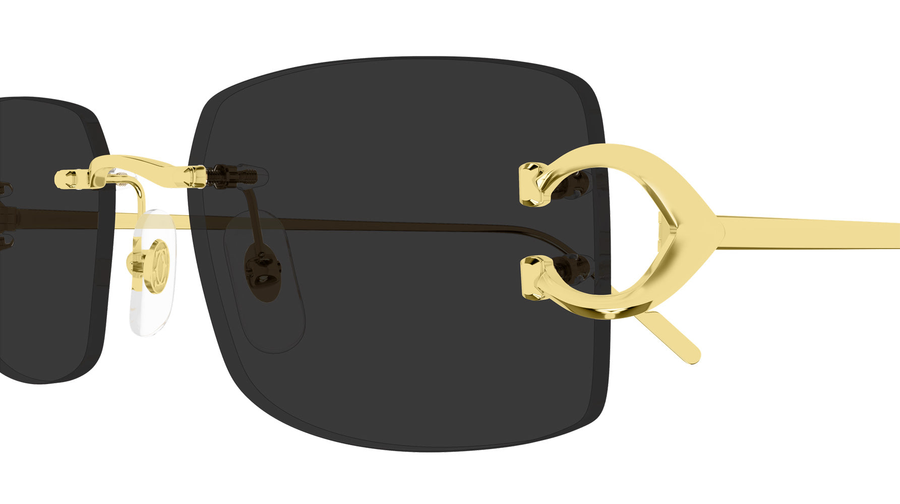 CARTIER SUNGLASSES - CT0605S 001 57 - Gold Signature C de Cartier