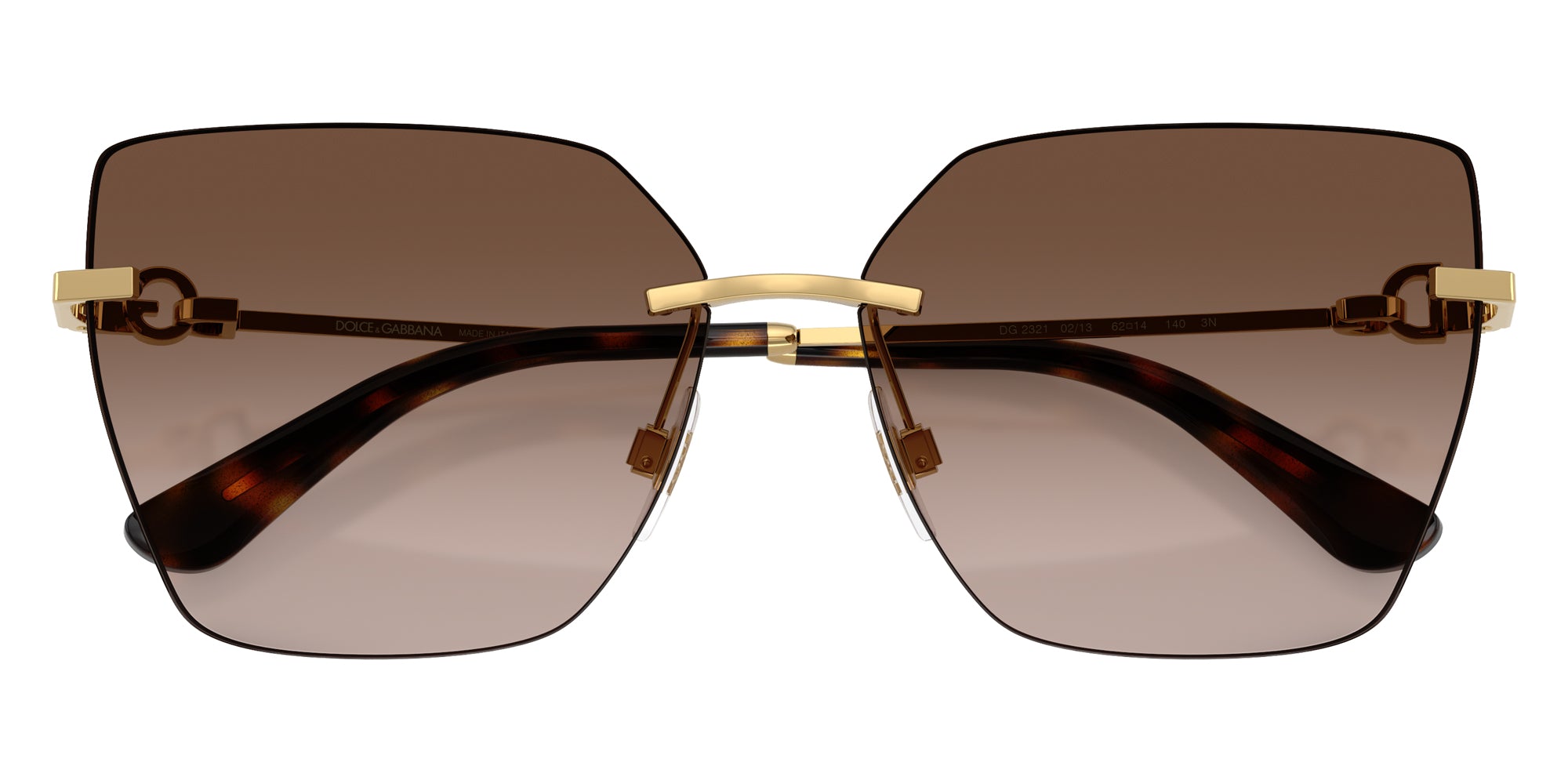 DOLCE & GABBANA SUNGLASSES - DG2321 02/13 62 - Gold