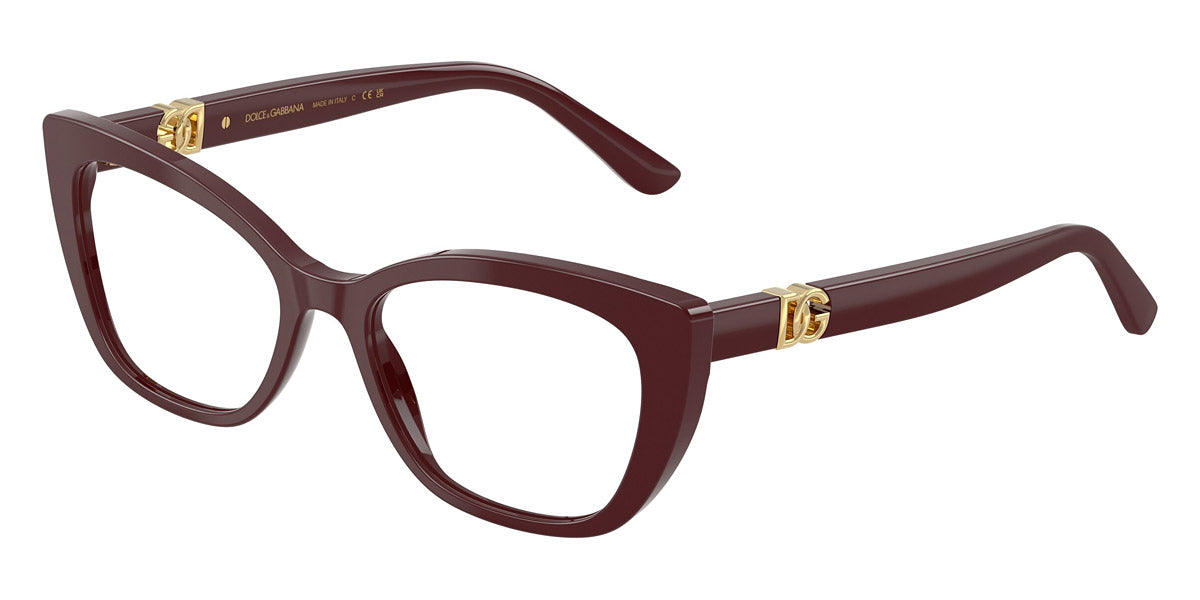 DOLCE & GABBANA EYEGLASSES - DG3398 3091 52 - Bordeaux
