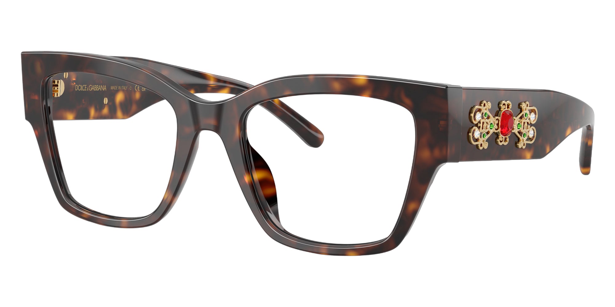 DOLCE & GABBANA EYEGLASSES - DG3435B 502 51 - Havana