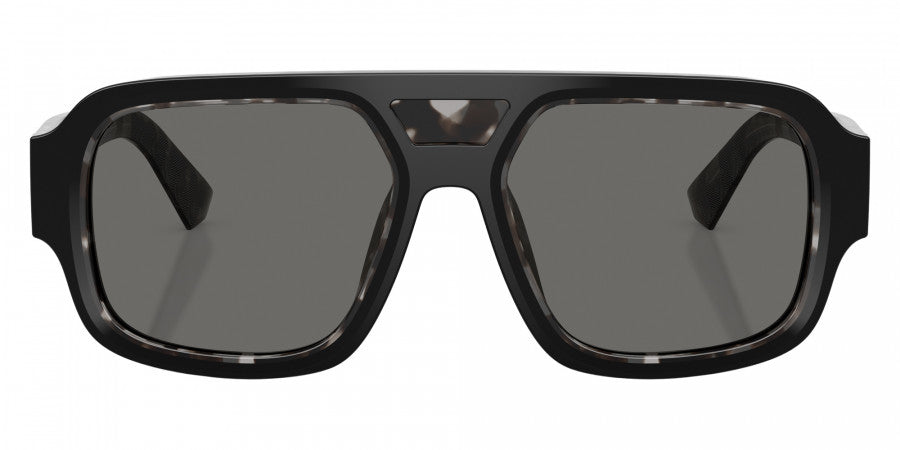 DOLCE & GABBANA™ DG4516 3403/1 55 - Black on Gray Havana