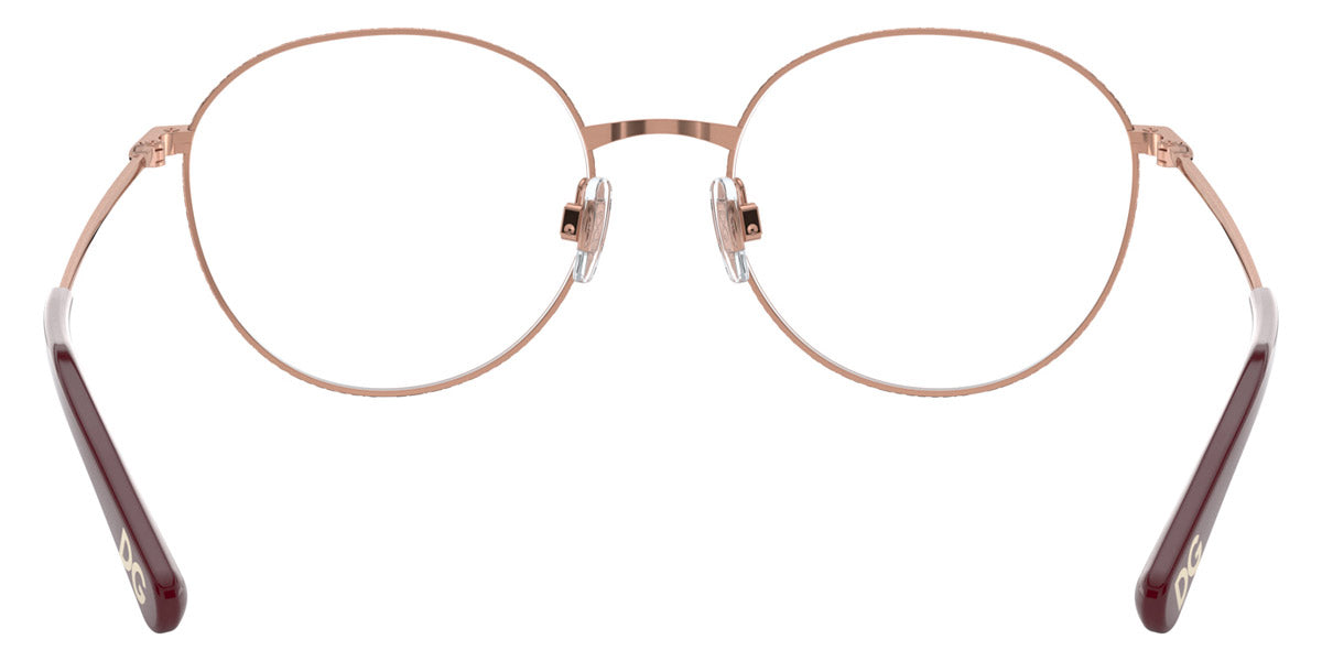DOLCE & GABBANA EYEGLASSES - DG1322 1333 53 - Pink Gold/Bordeaux