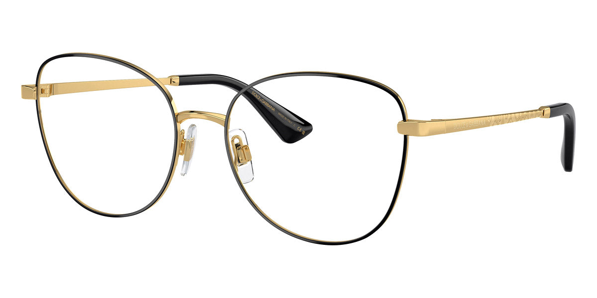 DOLCE & GABBANA EYEGLASSES - DG1355 1334 53 - Gold/Black