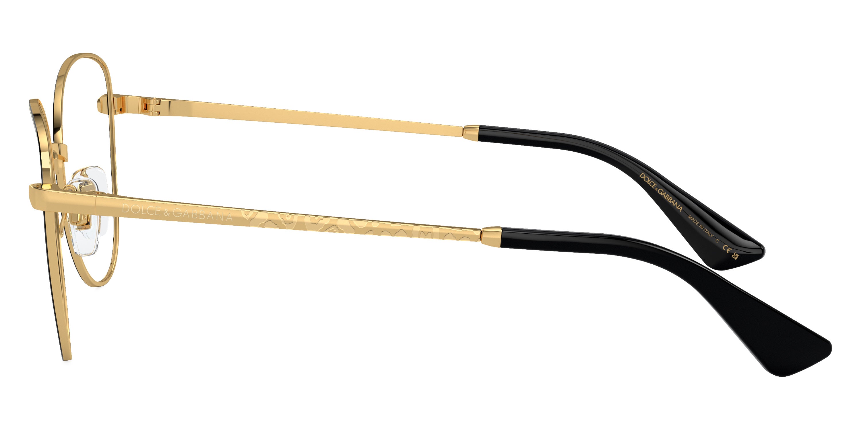 DOLCE & GABBANA EYEGLASSES - DG1355 1334 53 - Gold/Black