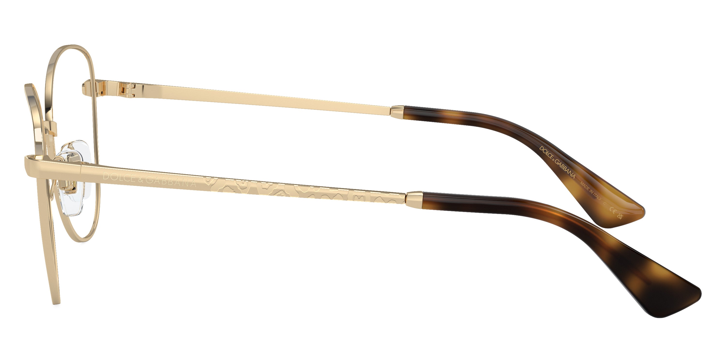 DOLCE & GABBANA EYEGLASSES - DG1355 1365 55 - Light Gold