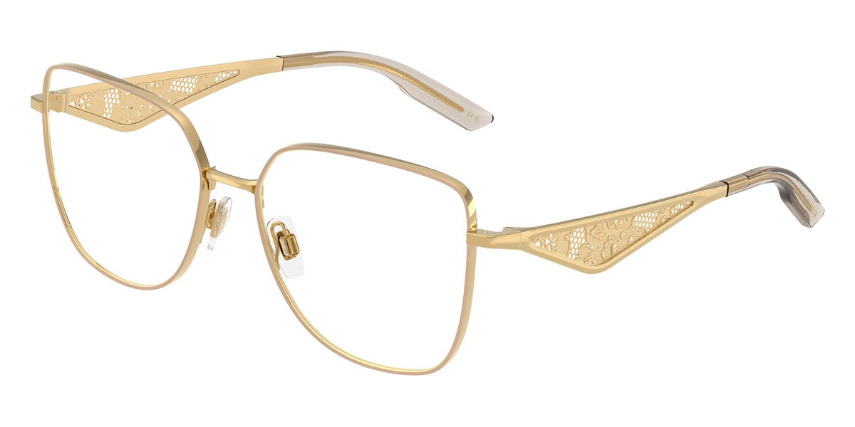 DOLCE & GABBANA EYEGLASSES - DG1358 1366 54 - Gold/Matte Beige
