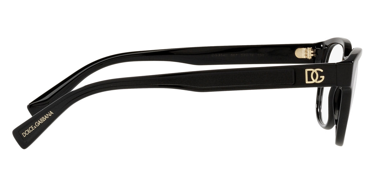 DOLCE & GABBANA EYEGLASSES - DG3340 501 53 - Black