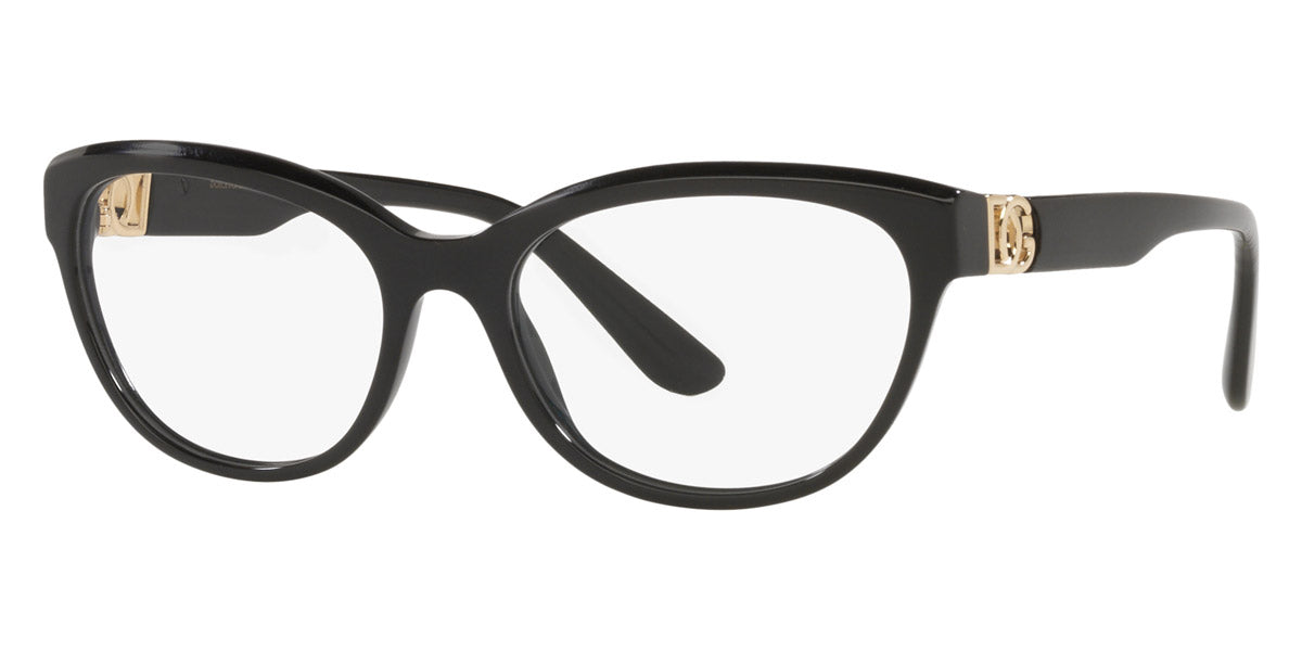 DOLCE & GABBANA EYEGLASSES - DG3342F 501 55 - Black