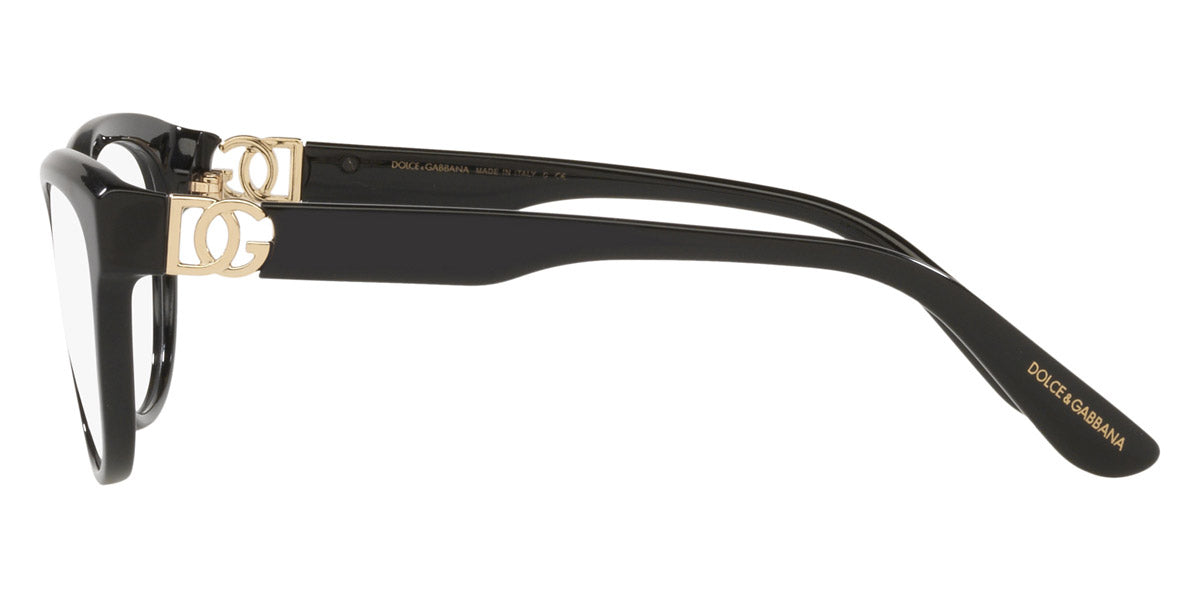 DOLCE & GABBANA EYEGLASSES - DG3342F 501 55 - Black