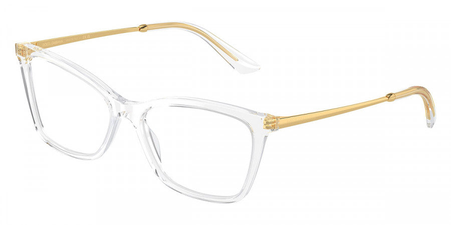 DOLCE & GABBANA EYEGLASSES - DG3347 3133 54 - Crystal/Gold