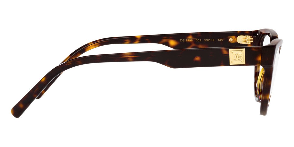 DOLCE & GABBANA EYEGLASSES - DG3358 502 51 - Havana