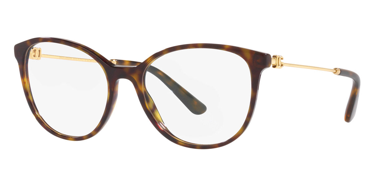 DOLCE & GABBANA EYEGLASSES - DG3363 502 52 - Havana
