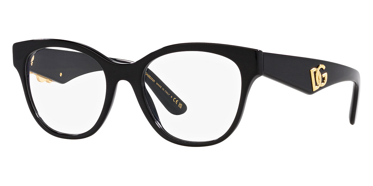 DOLCE & GABBANA EYEGLASSES - DG3371 501 53 - Black