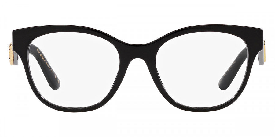 DOLCE & GABBANA EYEGLASSES - DG3371 501 53 - Black