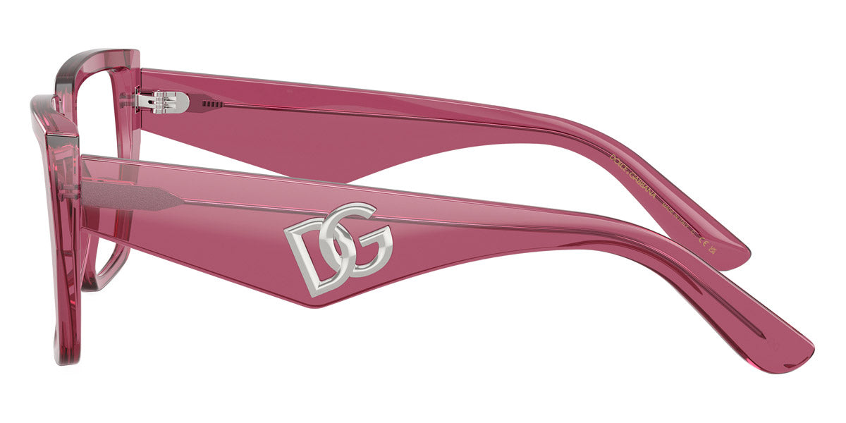 DOLCE & GABBANA EYEGLASSES - DG3373 3211 53 - Transparent Bordeaux