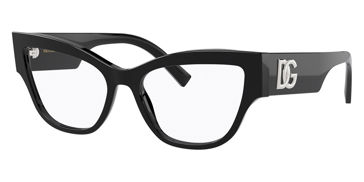 DOLCE & GABBANA EYEGLASSES - DG3378 501 55 - Black