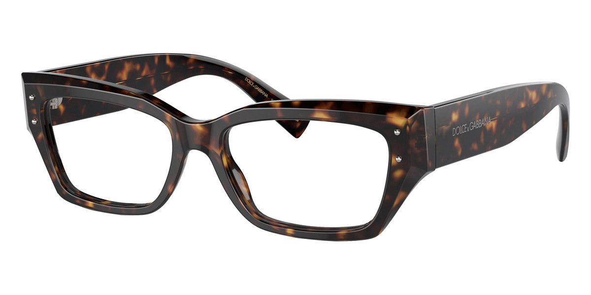 DOLCE & GABBANA EYEGLASSES - DG3387 502 53 - Havana