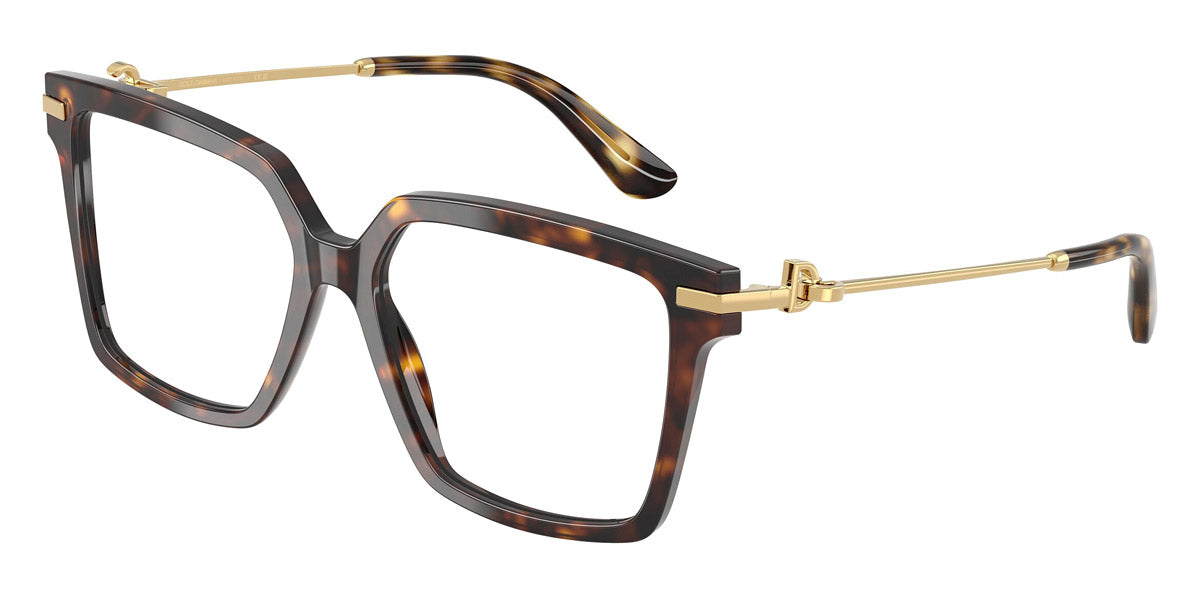 DOLCE & GABBANA EYEGLASSES - DG3397 502 54 - Havana/Gold