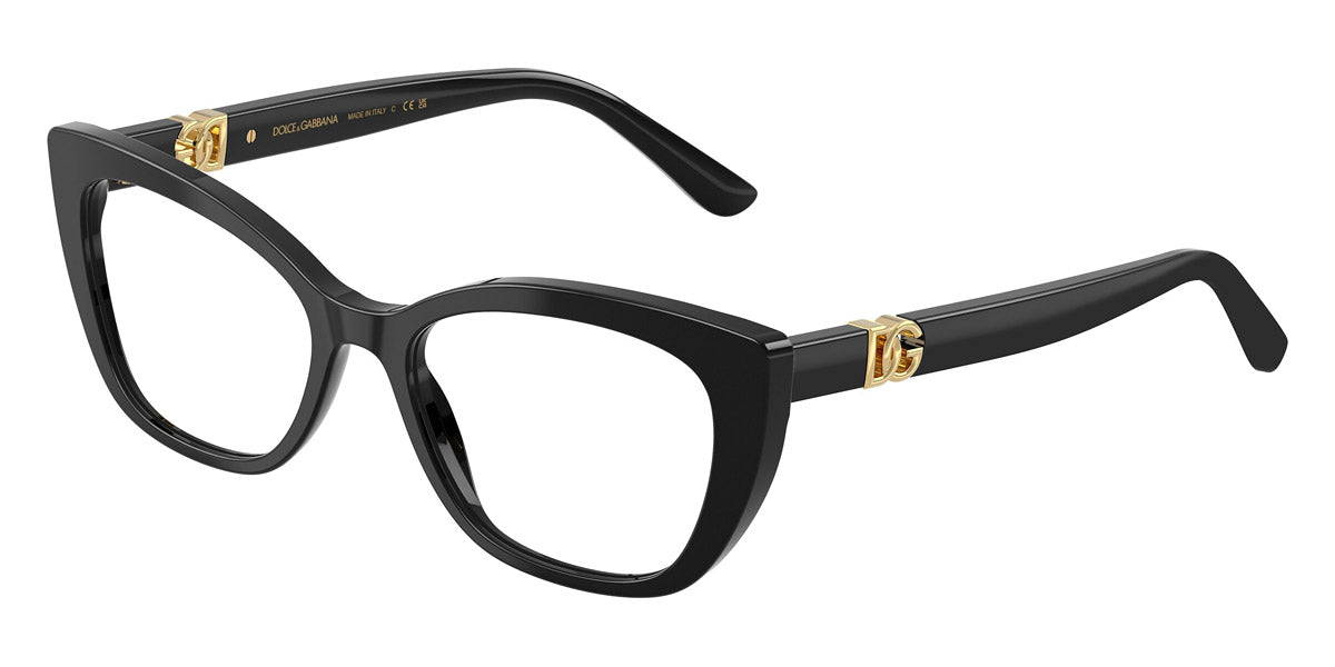 DOLCE & GABBANA EYEGLASSES - DG3398 501 54 - Black