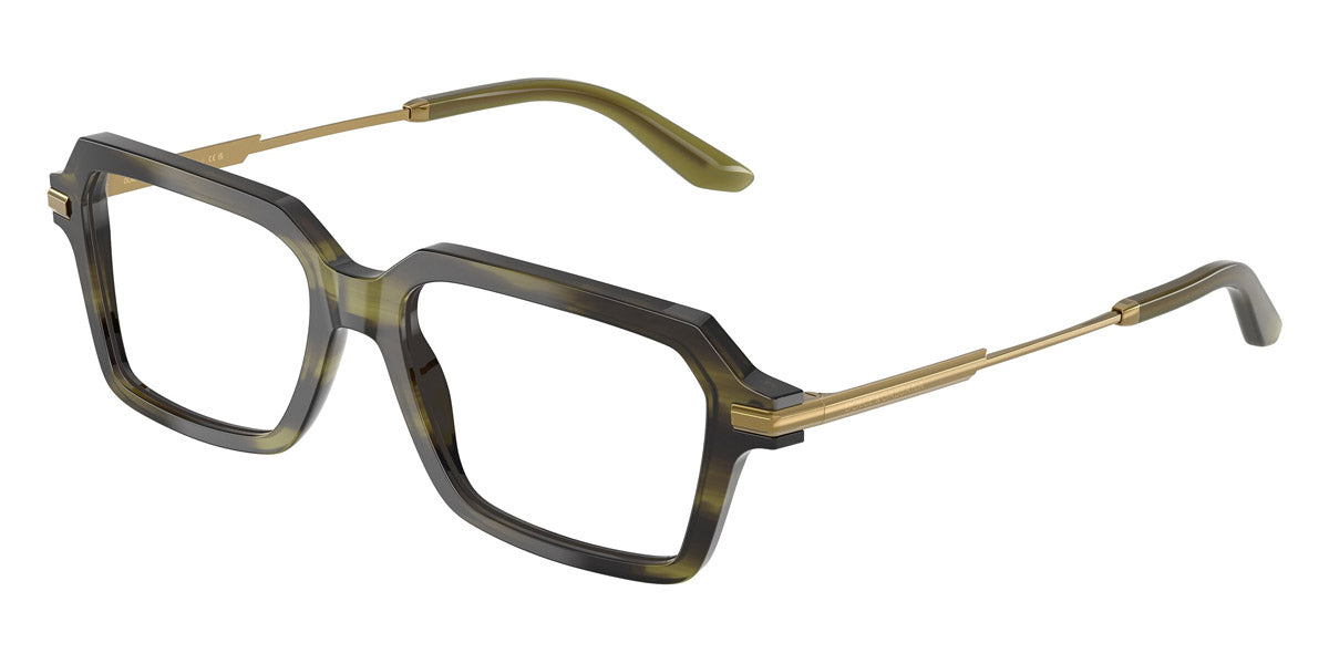 DOLCE & GABBANA EYEGLASSES - DG3401 3447 54 - Striped Olive/Dark Gold