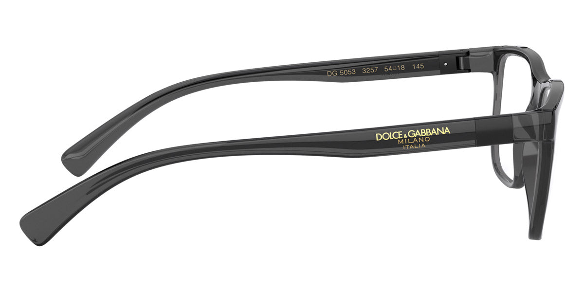 DOLCE & GABBANA EYEGLASSES - DG5053 3257 56 - Transparent Gray/Black