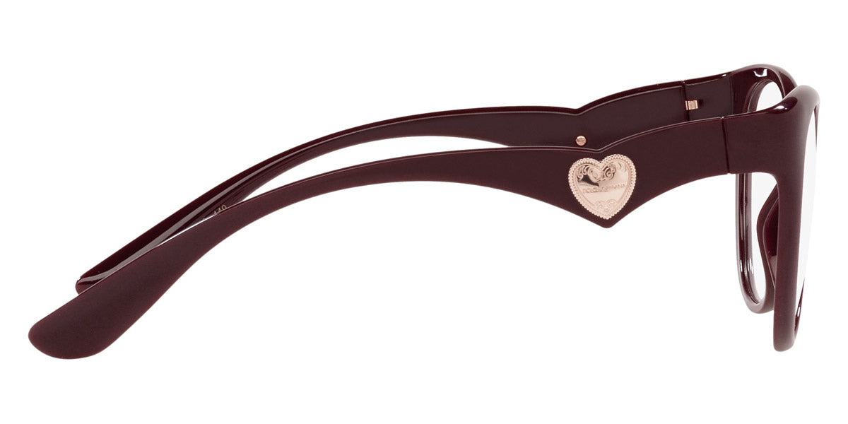 DOLCE & GABBANA EYEGLASSES - DG5069 3285 53 - Transparent Bordeaux