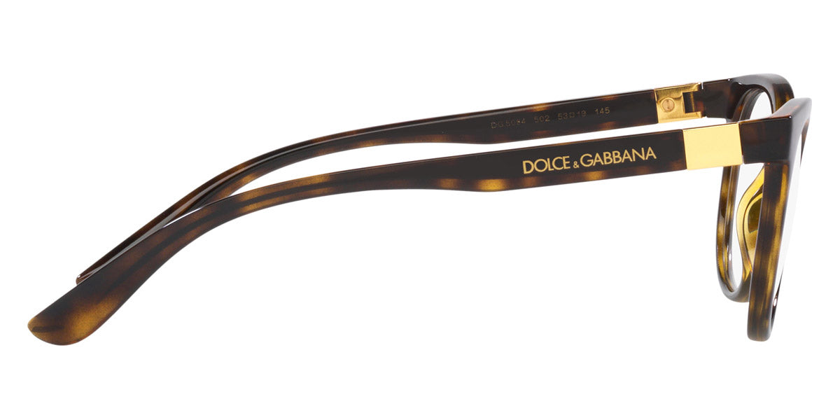 DOLCE & GABBANA EYEGLASSES - DG5084 502 55 - Havana