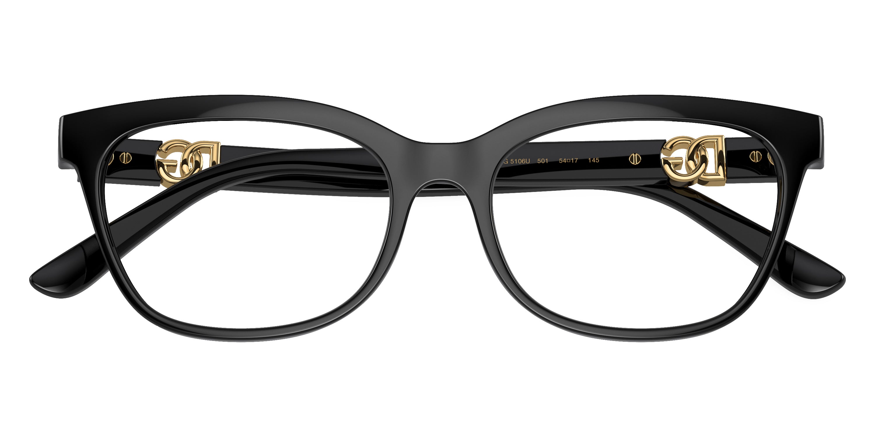 DOLCE & GABBANA EYEGLASSES - DG5106U 501 54 - Black