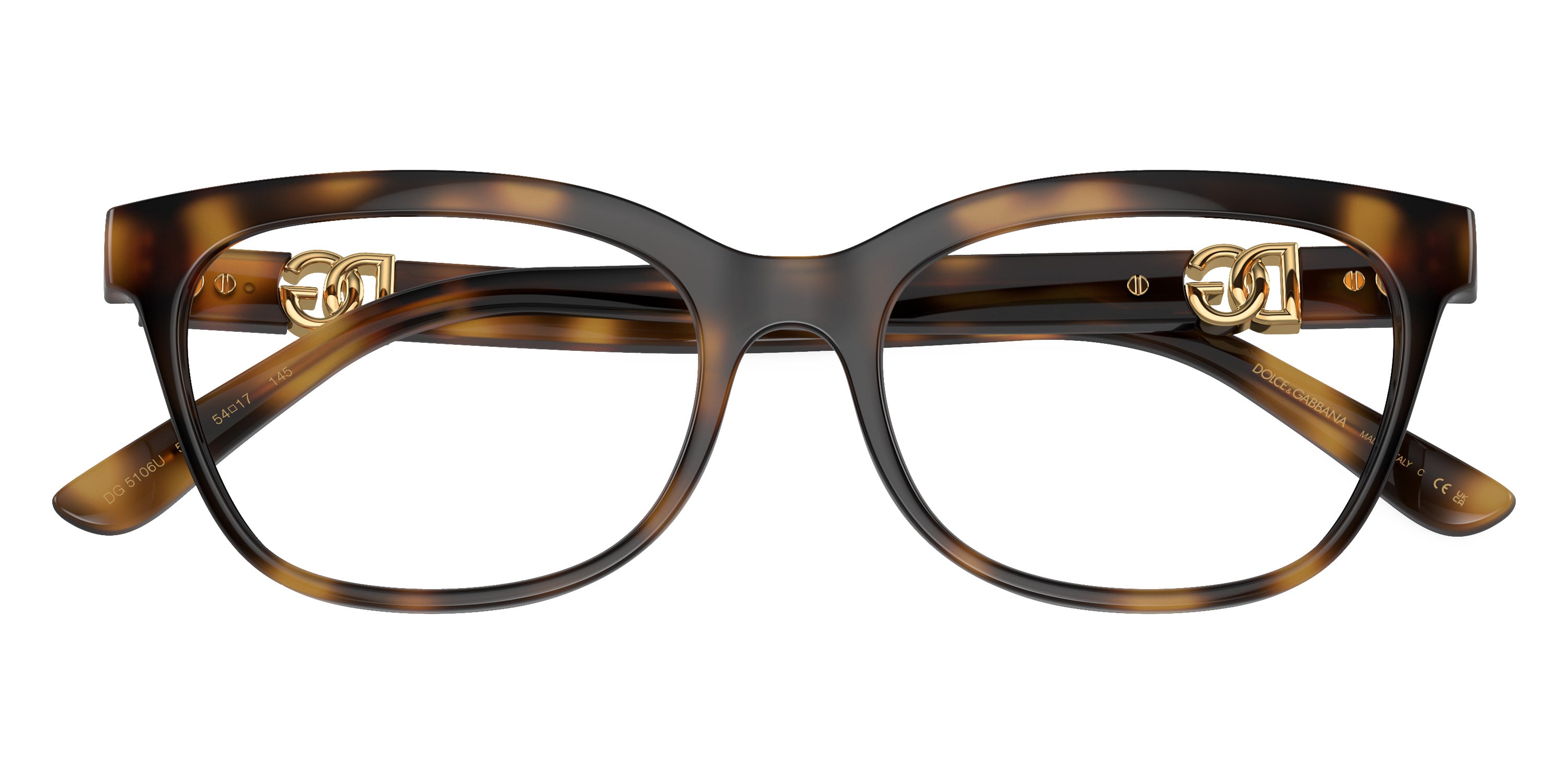 DOLCE & GABBANA EYEGLASSES - DG5106U 502 54 - Havana