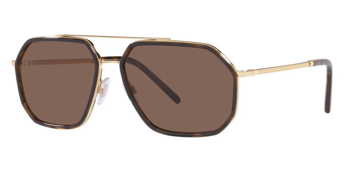 DOLCE & GABBANA SUNGLASSES - DG2285 02/73 60 - Gold/Havana