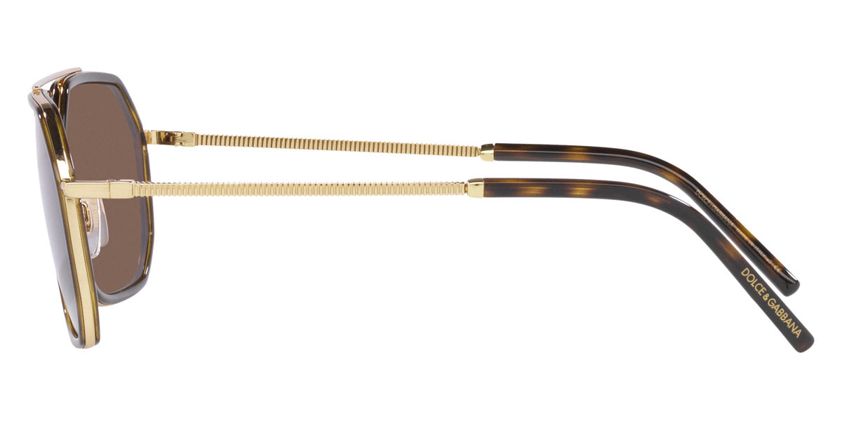 DOLCE & GABBANA SUNGLASSES - DG2285 02/73 60 - Gold/Havana