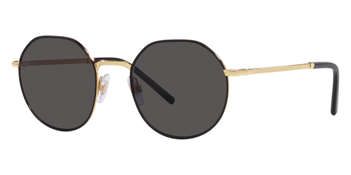 DOLCE & GABBANA SUNGLASSES - DG2286 02/87 52 - Gold/Black
