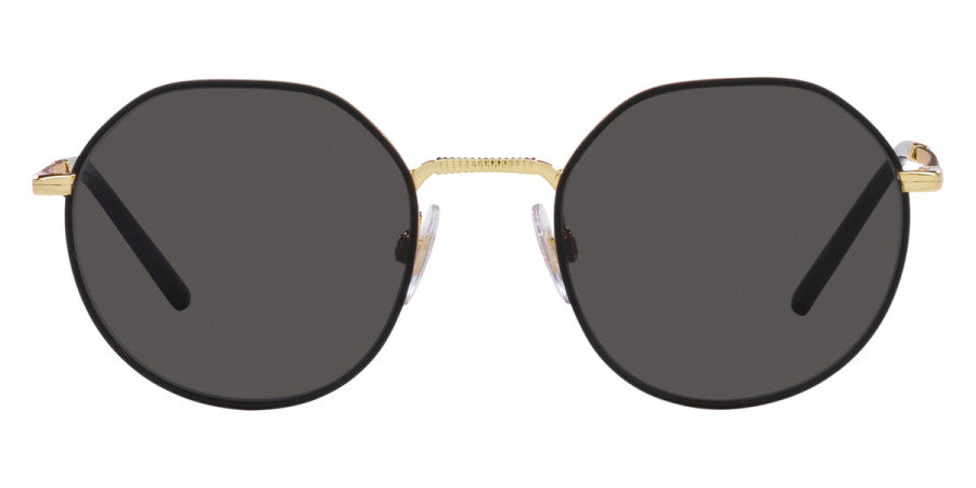 DOLCE & GABBANA SUNGLASSES - DG2286 02/87 52 - Gold/Black