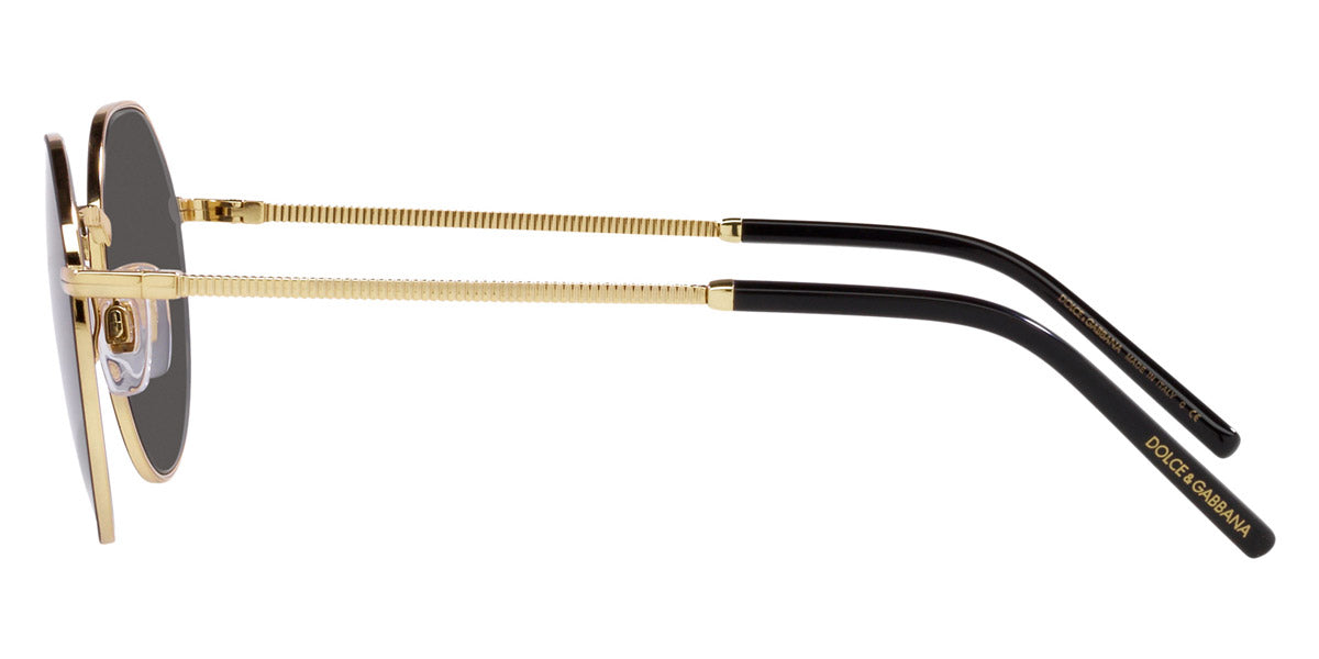 DOLCE & GABBANA SUNGLASSES - DG2286 02/87 52 - Gold/Black