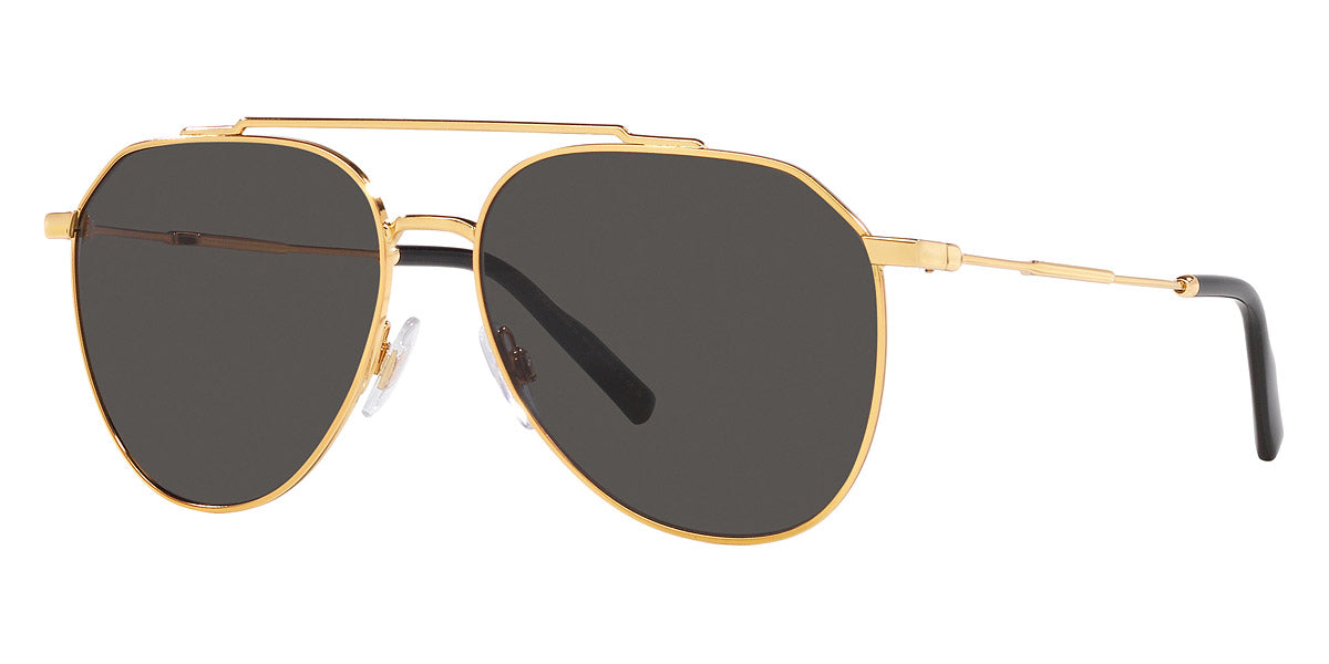 DOLCE & GABBANA SUNGLASSES - DG2296 02/87 58 - Gold