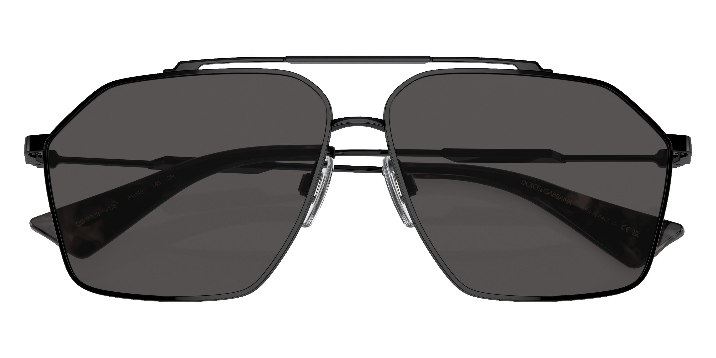 DOLCE & GABBANA SUNGLASSES - DG2303 01/87 61 - Black