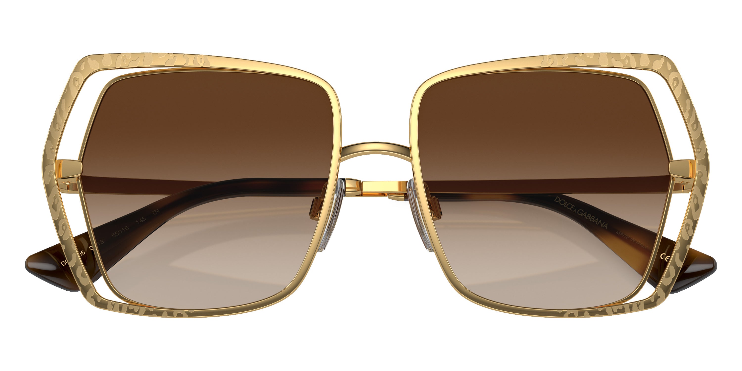 DOLCE & GABBANA SUNGLASSES - DG2306 02/13 55 - Gold