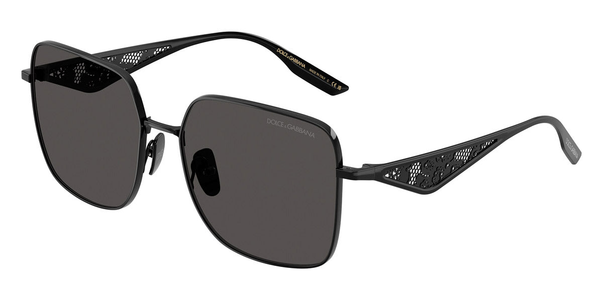 DOLCE & GABBANA SUNGLASSES - DG2310 01/87 57 - Black