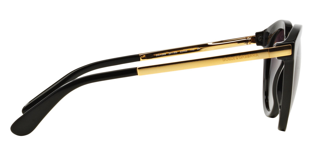 DOLCE & GABBANA SUNGLASSES - DG4268 501/8G 52 - Black