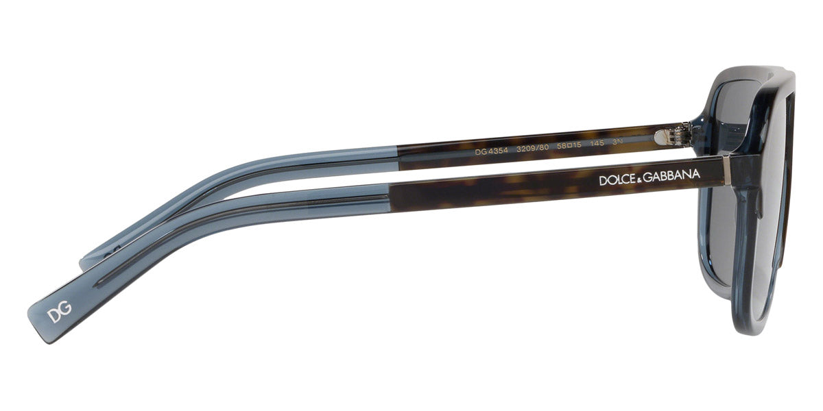 DOLCE & GABBANA SUNGLASSES - DG4354 320980 58 - Havana/Transparent Blue