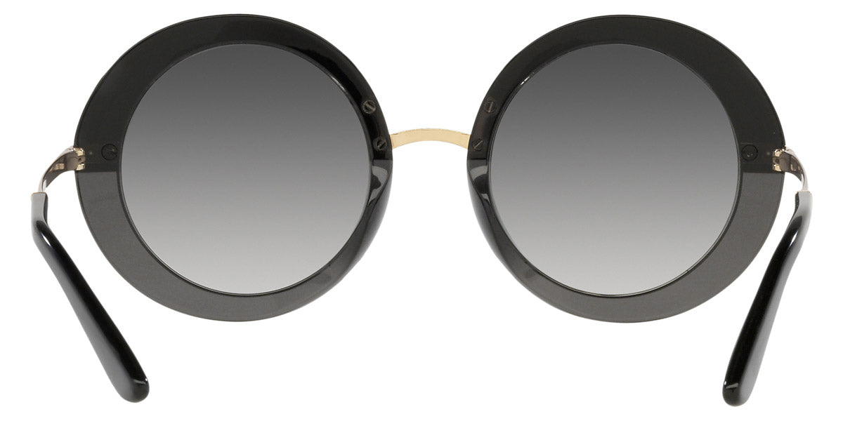 DOLCE & GABBANA SUNGLASSES - DG4393 32468G 52 - Black/Transparent Black