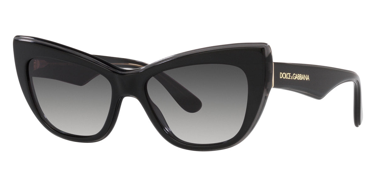 DOLCE & GABBANA SUNGLASSES - DG4417 32468G 54 - Black/Transparent Gray