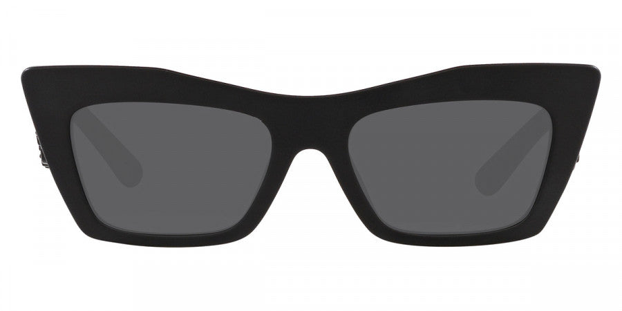 DOLCE & GABBANA SUNGLASSES - DG4435 25256G 53 - Matte Black