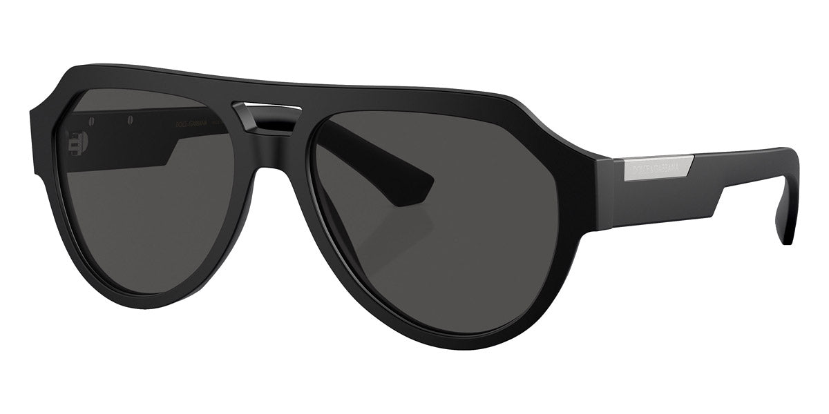 DOLCE & GABBANA SUNGLASSES - DG4466 25256G 56 - Matte Black