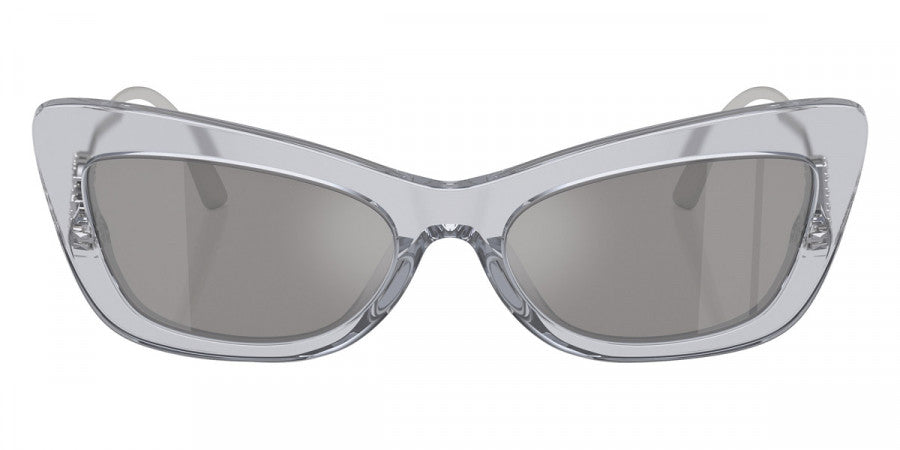 DOLCE & GABBANA SUNGLASSES - DG4467B 32916G 55 - Transparent Gray/Silver