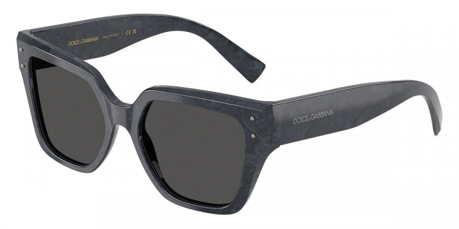 DOLCE & GABBANA SUNGLASSES - DG4471 344187 52 - Gray Lace
