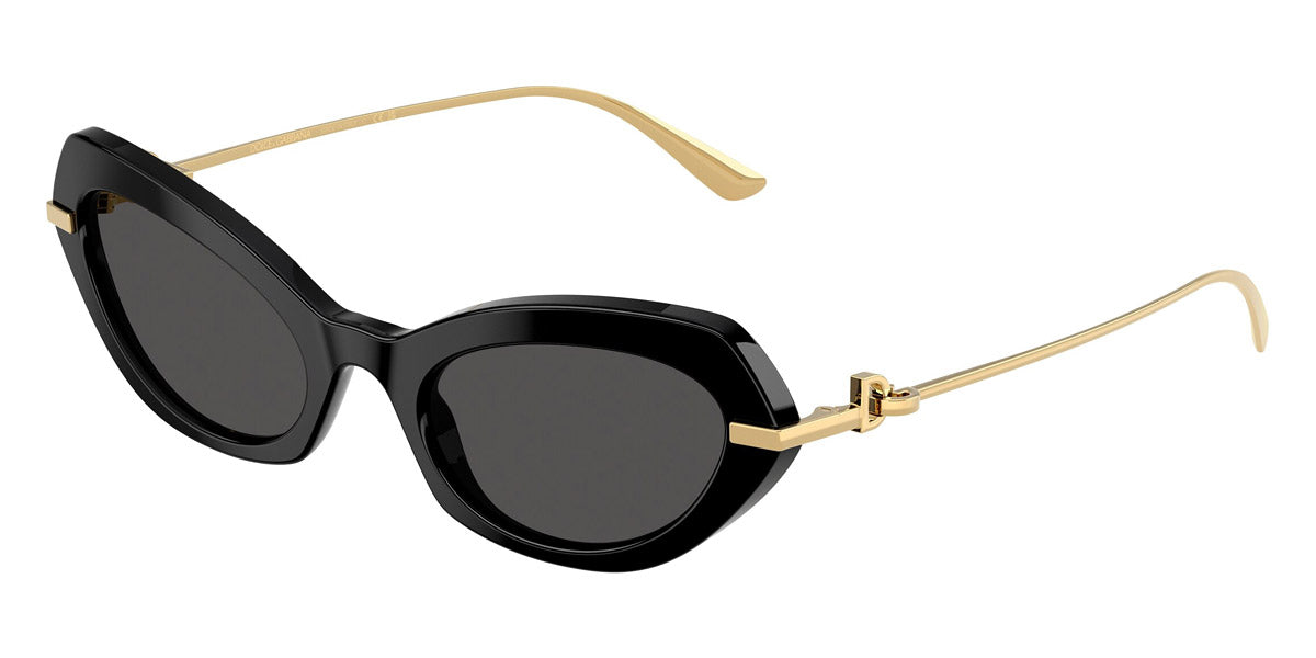 DOLCE & GABBANA SUNGLASSES - DG4473 501/87 52 - Black/Gold