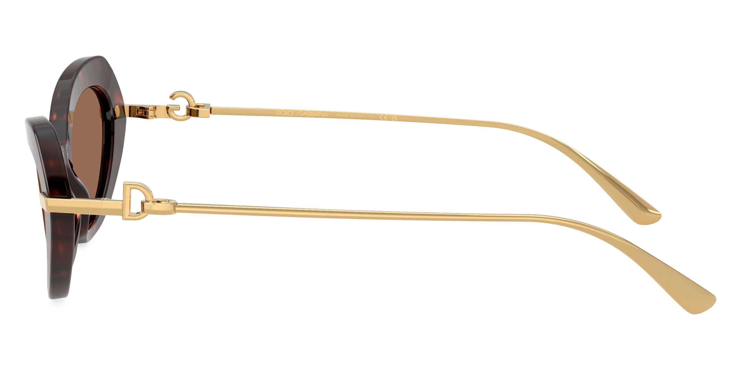 DOLCE & GABBANA SUNGLASSES - DG4473 502/73 52 - Havana/Gold