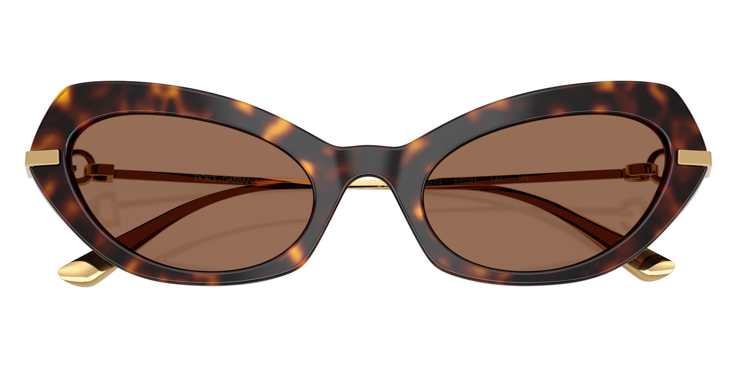 DOLCE & GABBANA SUNGLASSES - DG4473 502/73 52 - Havana/Gold